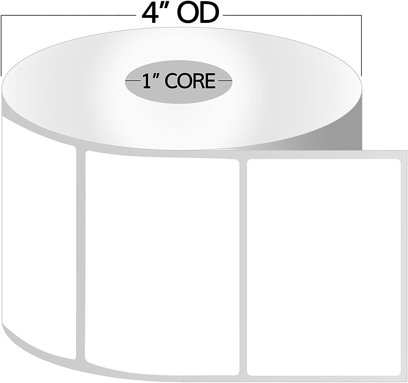 3x1.5 direct thermal labels Zebra