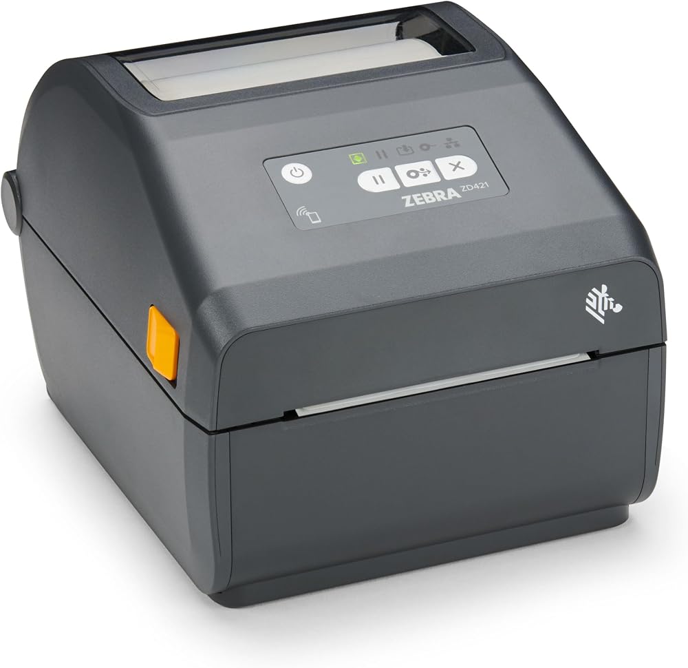 Zebra ZD421 thermal transfer desktop printer