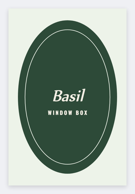 Herb pot stake label