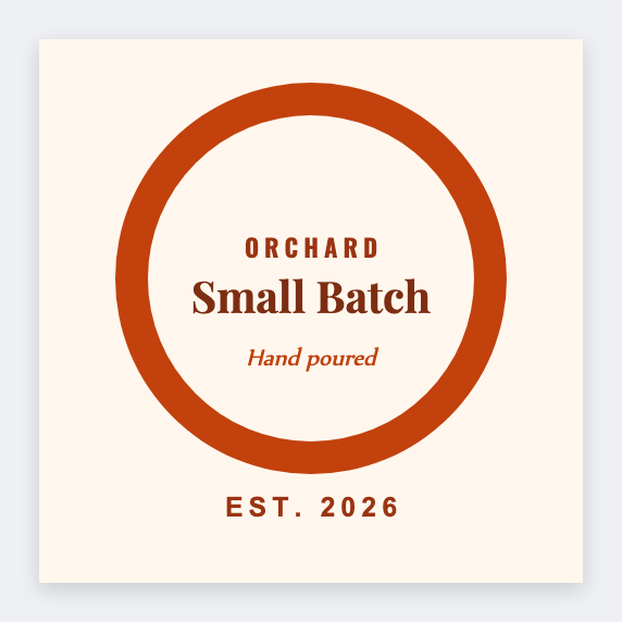 Product sticker sample from the free label maker