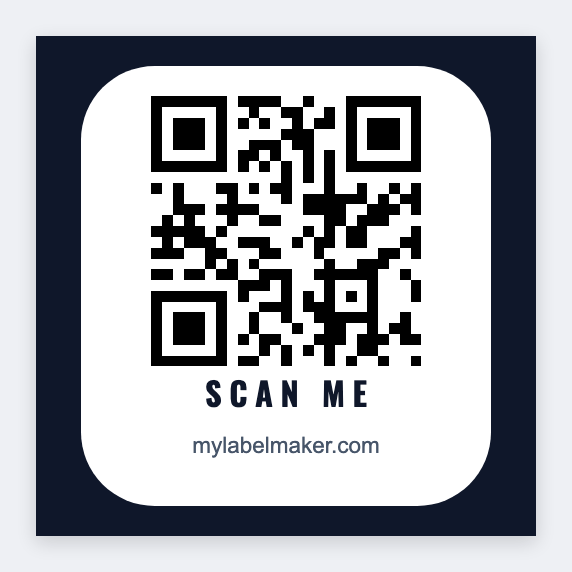 QR code label