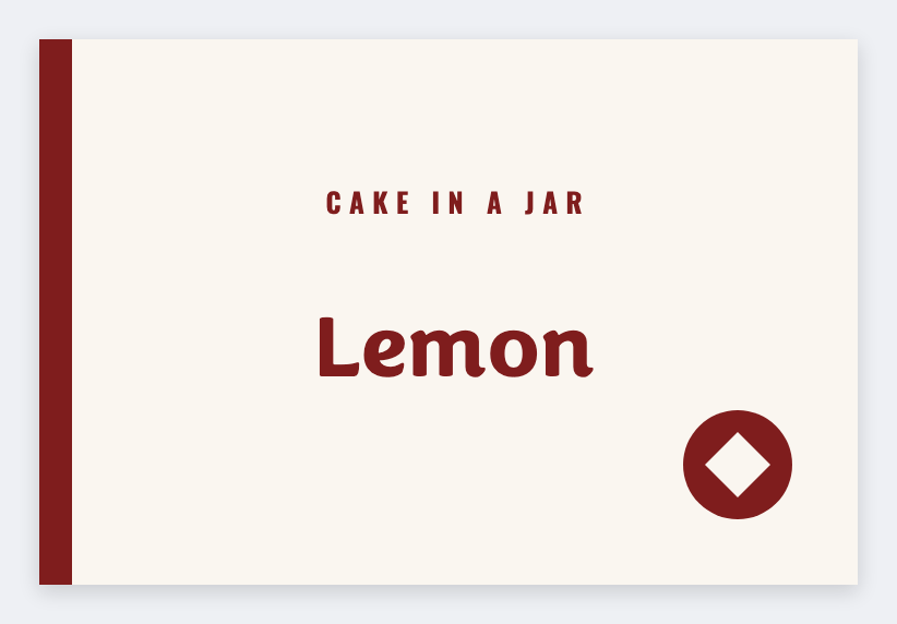 Cake in a jar wrap